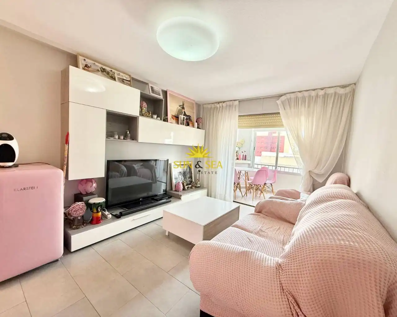 Living room of Apartments for rent in Pilar de la Horadada  with Heating, Furnished and Oven
