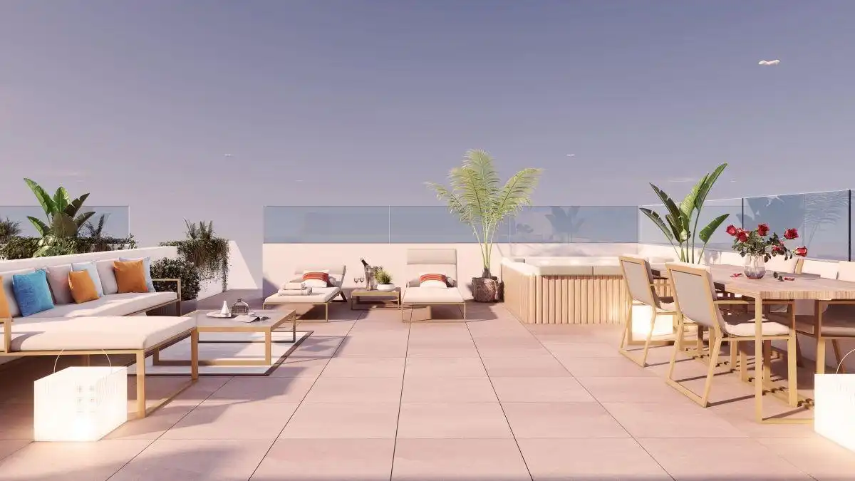 Terrassa de Apartament en venda en Pilar de la Horadada amb Jardí privat, Terrassa i Traster