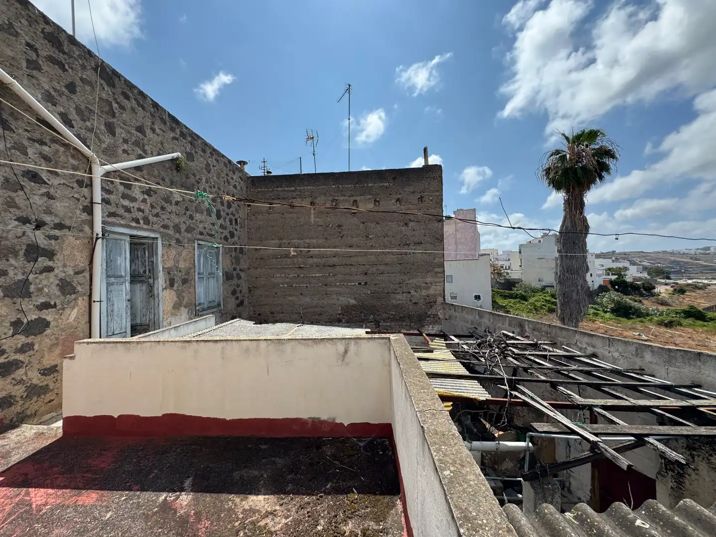 Vista exterior de Casa o chalet en venta en Las Palmas de Gran Canaria con Jardín privado y Balcón