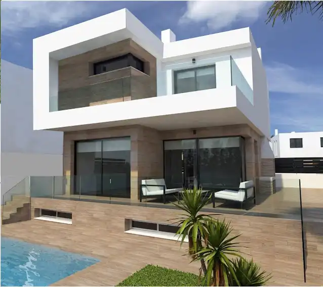 Vista exterior de Casa o xalet en venda en Sant Joan d'Alacant amb Aire condicionat, Calefacció i Jardí privat
