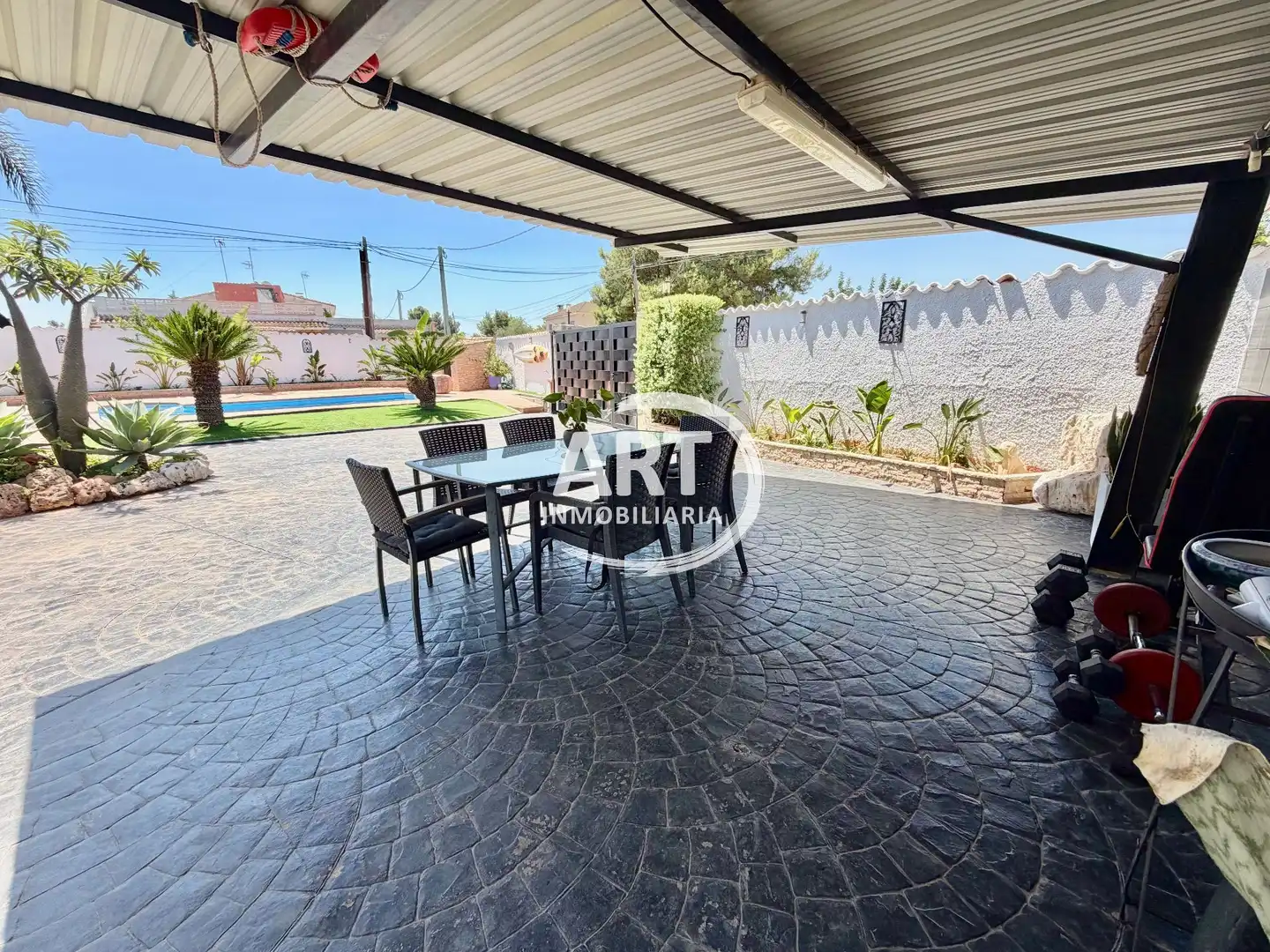 Terraza de Casa o chalet en venta en Bétera con Aire acondicionado, Calefacción y Jardín privado
