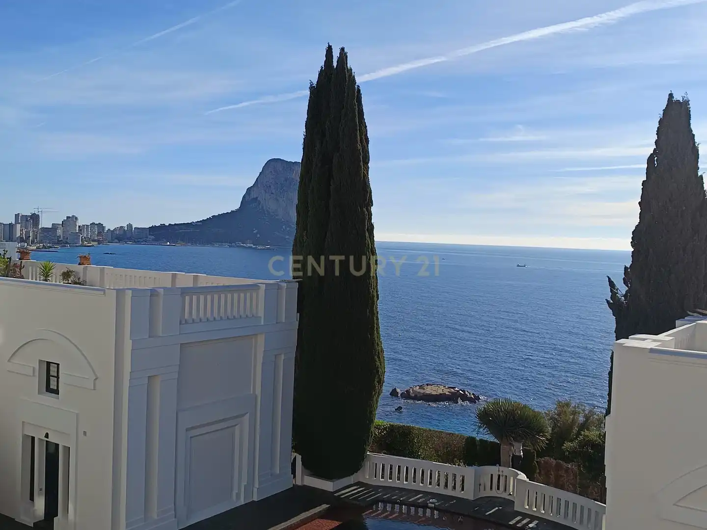 Außenansicht von Maisonette zum Verkauf in Calpe / Calp mit Klimaanlage, Waschmaschine und Balkon