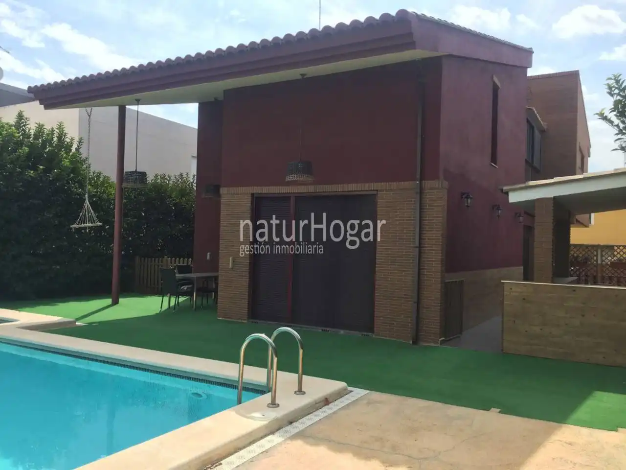 Piscina de Casa o chalet de alquiler en Paterna con Calefacción, Jardín privado y Terraza