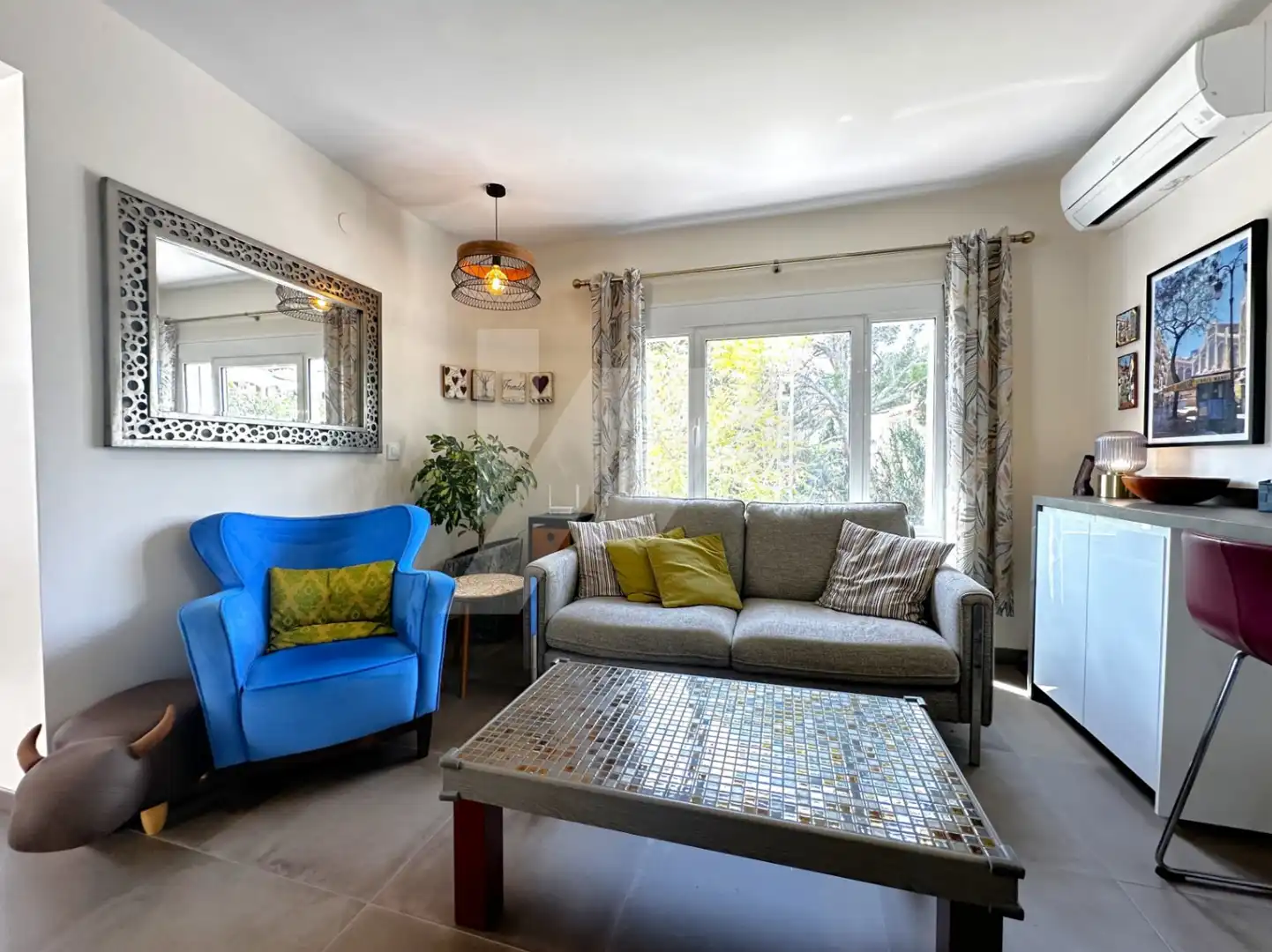Sala d'estar de Casa o xalet en venda en Benissa amb Aire condicionat, Calefacció i Jardí privat