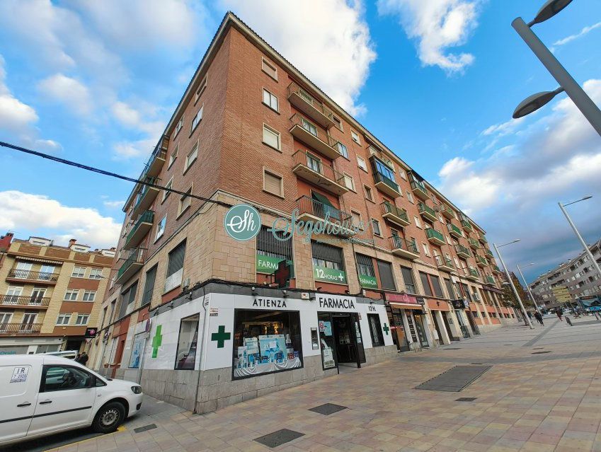 Exterior view of Flat for sale in Segovia Capital  with Heating, Parquet flooring and Storage room