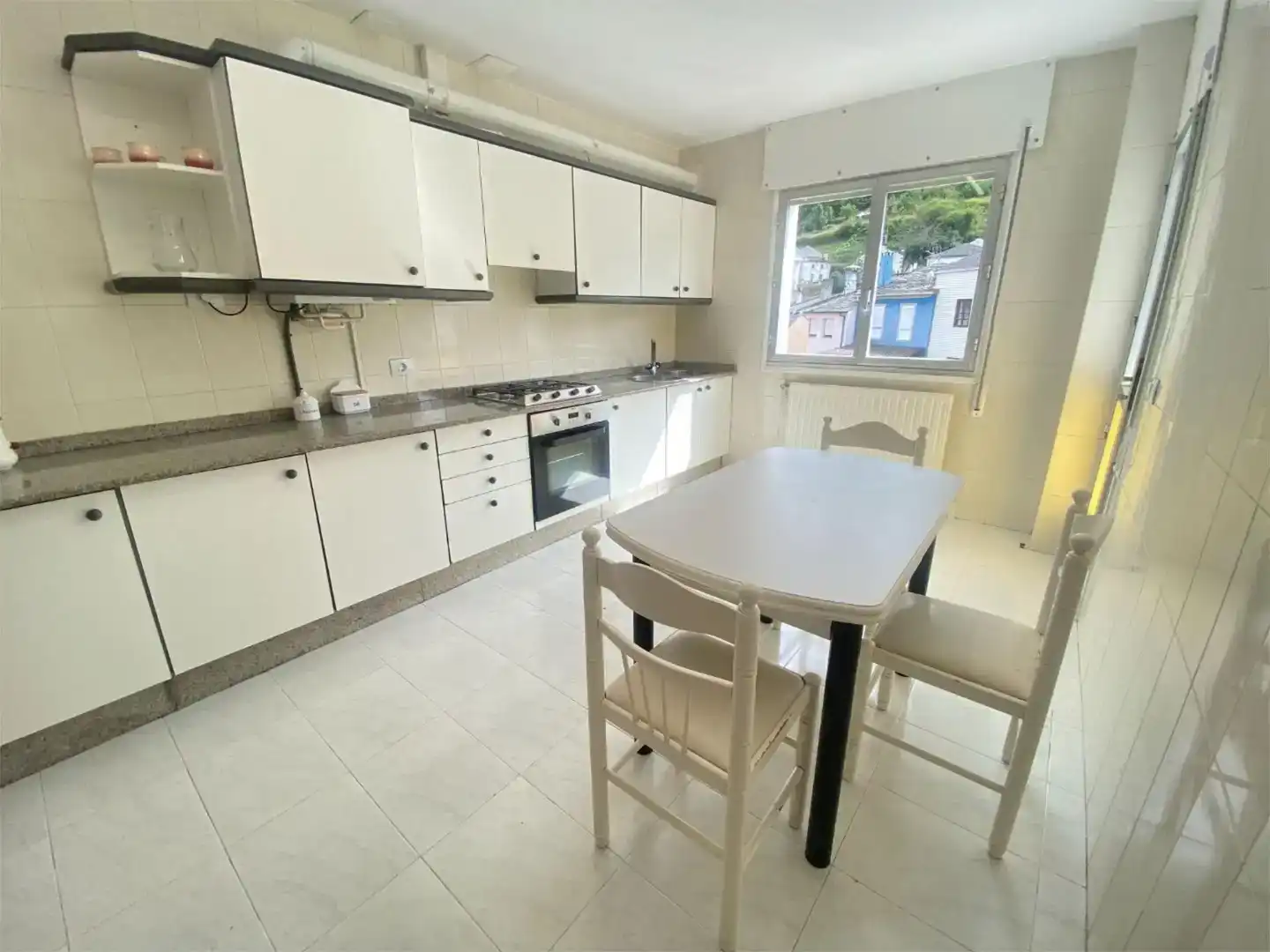 Küche von Wohnung zur Miete in Mondoñedo mit Balkon