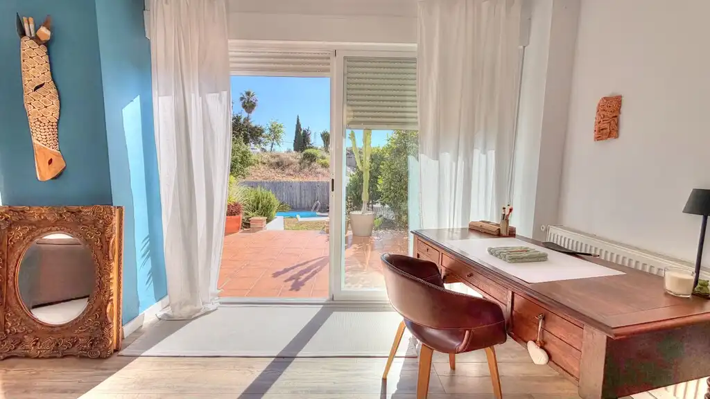 Terrassa de Finca rústica en venda en Vélez-Málaga amb Aire condicionat, Jardí privat i Terrassa