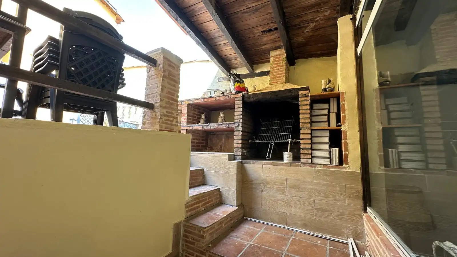 Terrassa de Casa o xalet en venda en Castrojeriz amb Calefacció, Parquet i Terrassa
