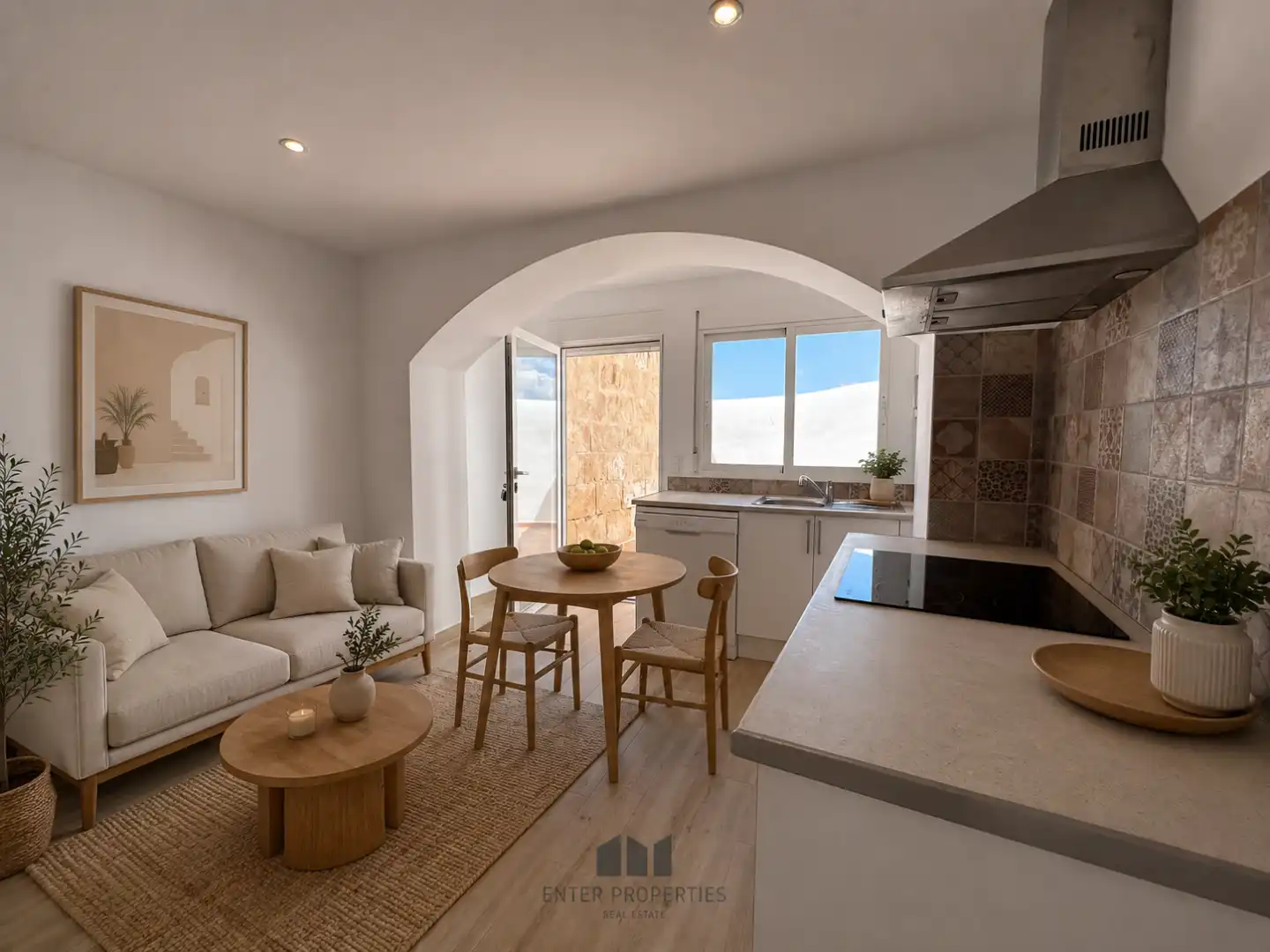 Sala de estar de Finca rústica en venta en Benitachell / El Poble Nou de Benitatxell con Aire acondicionado y Calefacción