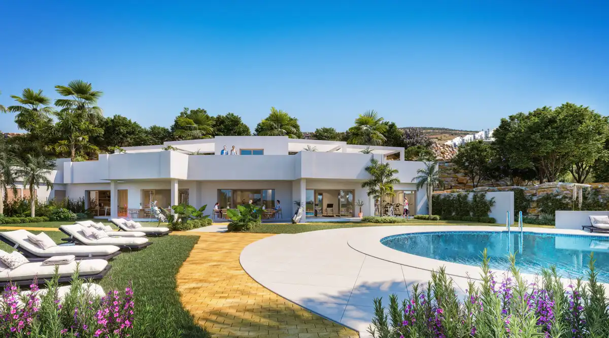 Jardín de Ático en venta en Estepona con Aire acondicionado, Jardín privado y Trastero