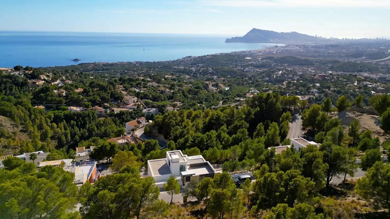 Vista exterior de Casa o xalet en venda en Altea amb Aire condicionat, Calefacció i Jardí privat