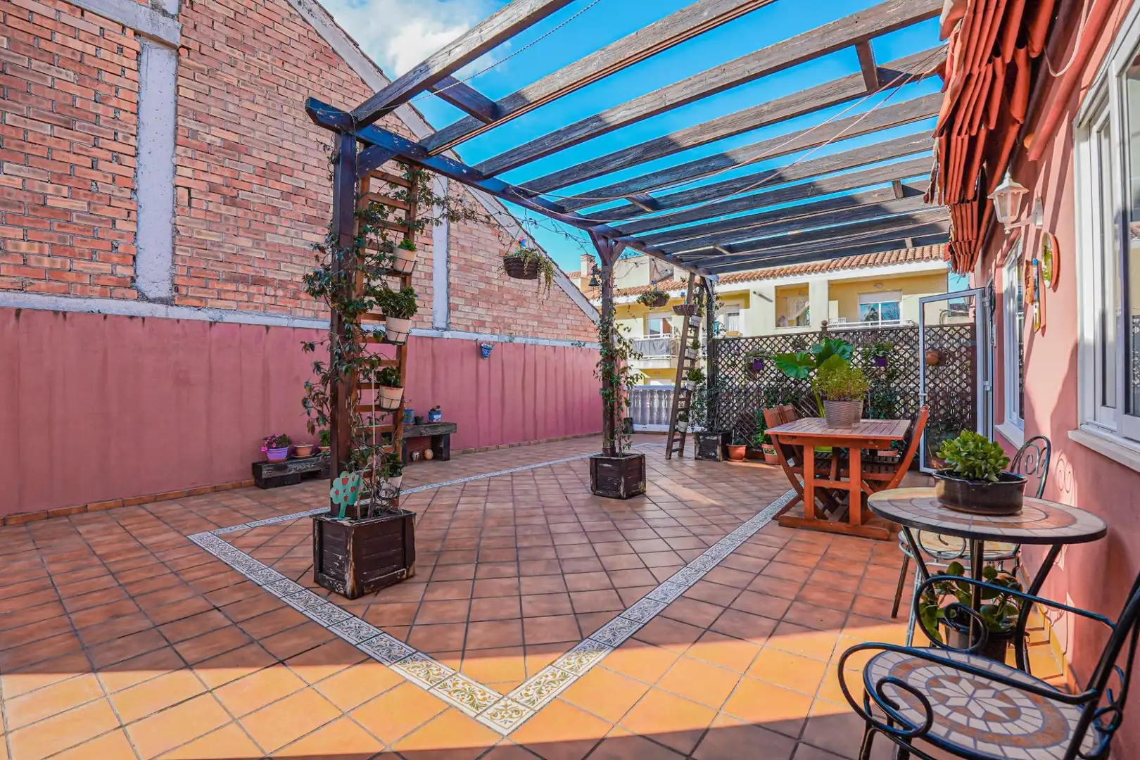 Terrace of Detached homes for sale in Vilallonga del Camp  with Air Conditioner, Heating and Private garden