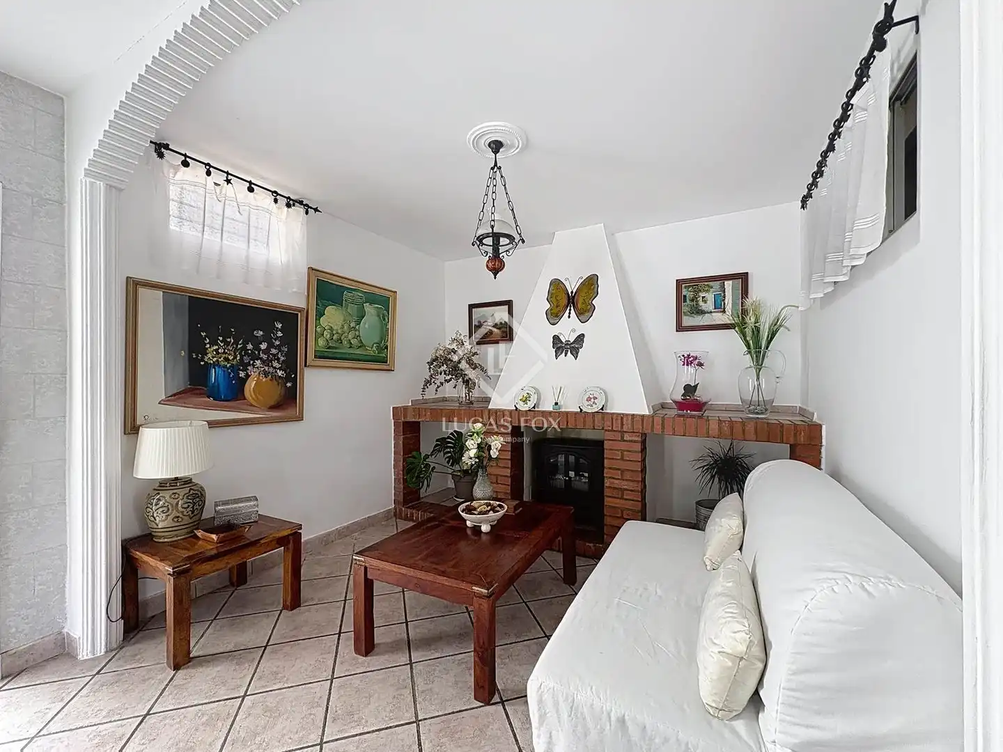 Sala d'estar de Finca rústica en venda en Maó - Mahón amb Aire condicionat, Calefacció i Jardí privat