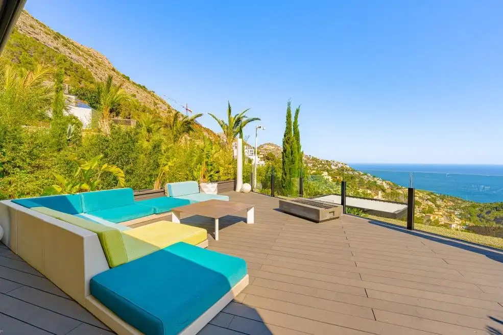 Terraza de Casa o chalet en venta en Altea con Aire acondicionado, Calefacción y Jardín privado