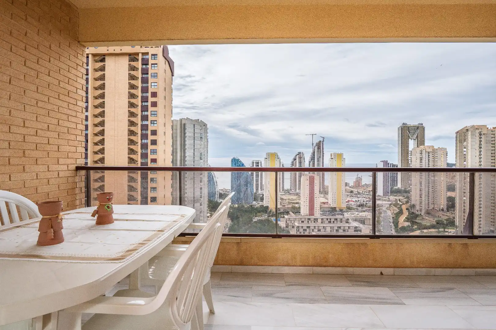 Terrace of Flat for sale in Benidorm  with Private garden, Terrace and Furnished