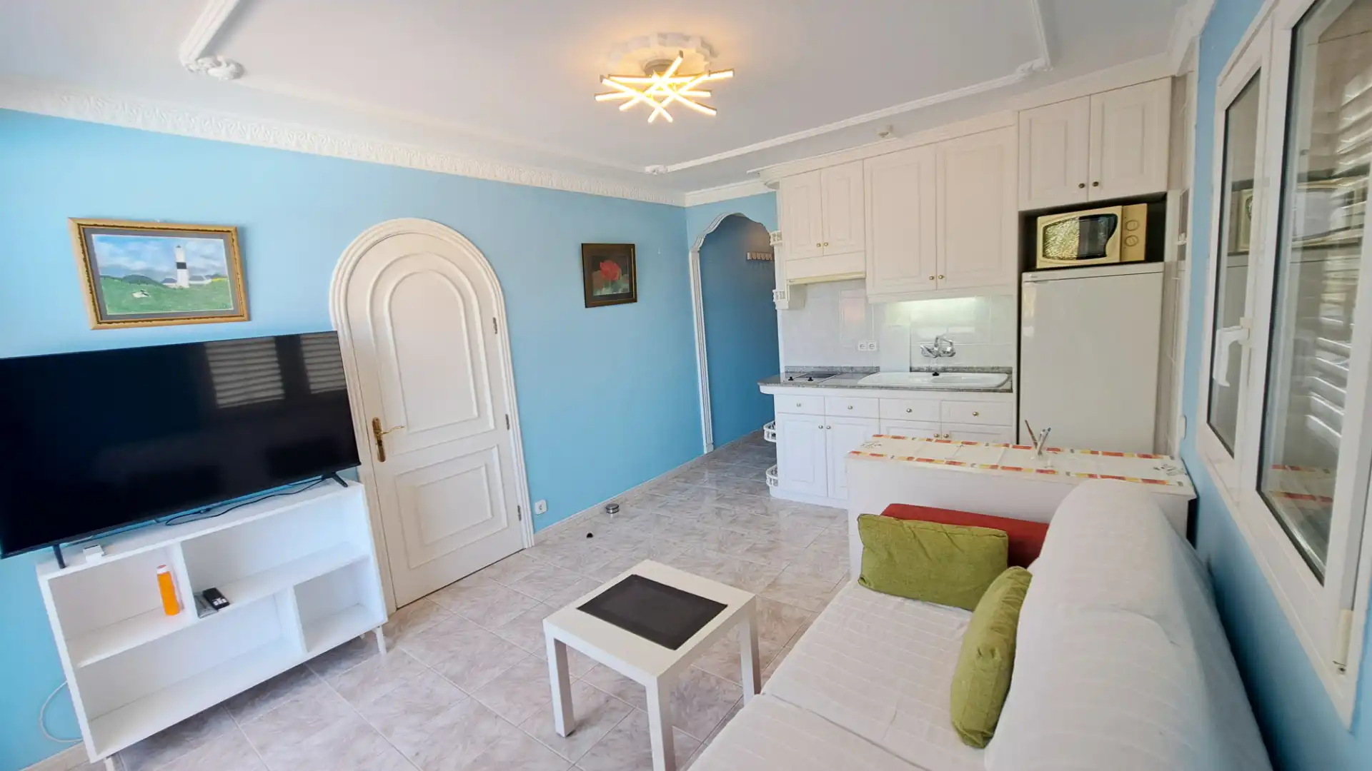 Living room of Flat for sale in San Bartolomé de Tirajana  with Balcony and Community pool