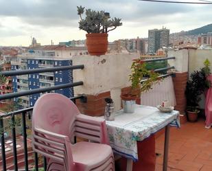 Balcony of Attic for sale in  Barcelona Capital  with Air Conditioner, Terrace and Furnished