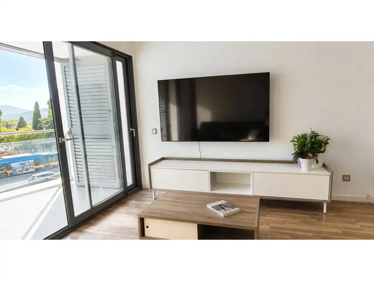 Sala de estar de Piso en venta en Girona con Aire acondicionado, Calefacción y Parquet