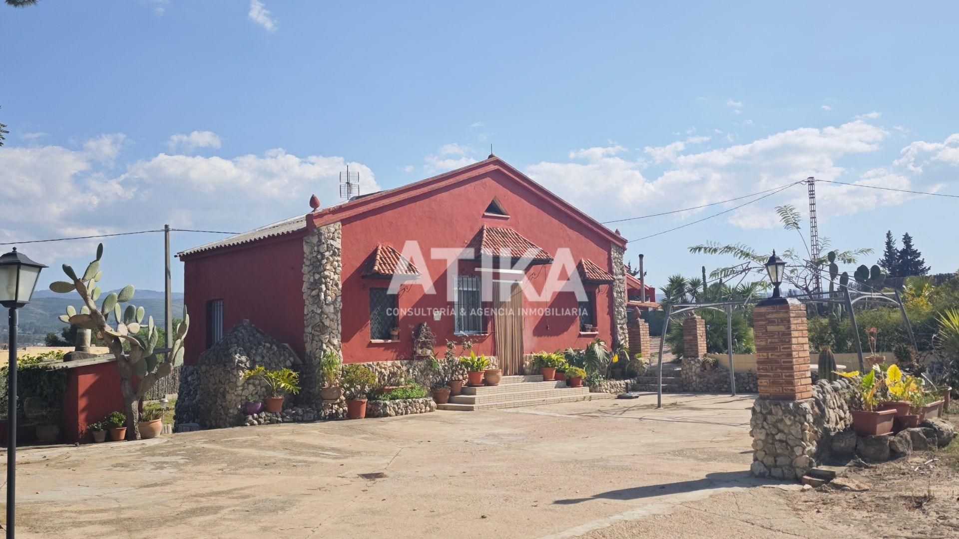 Vista exterior de Casa o chalet en venta en Ontinyent con Aire acondicionado, Jardín privado y Trastero