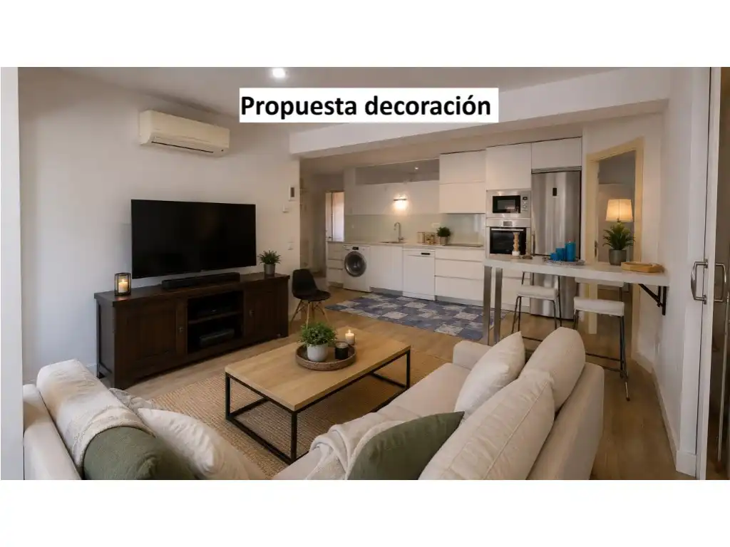 Sala de estar de Piso en venta en Madrid