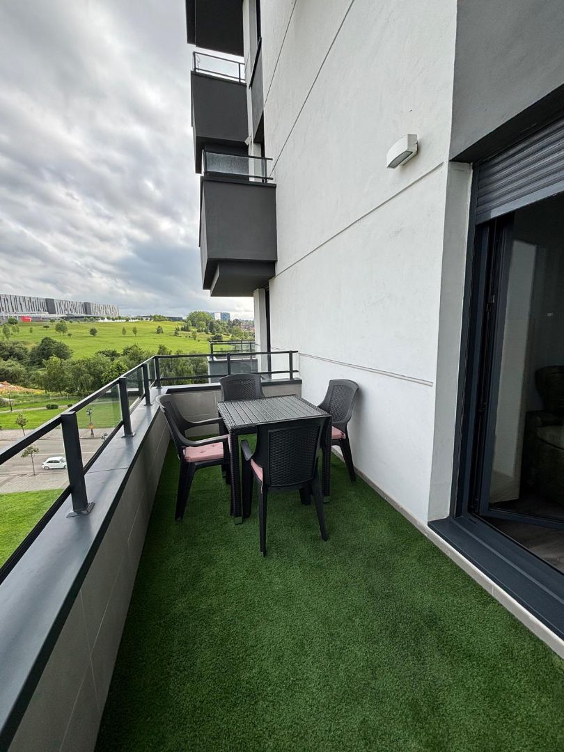 Terrace of Flat for sale in Oviedo   with Heating, Private garden and Parquet flooring