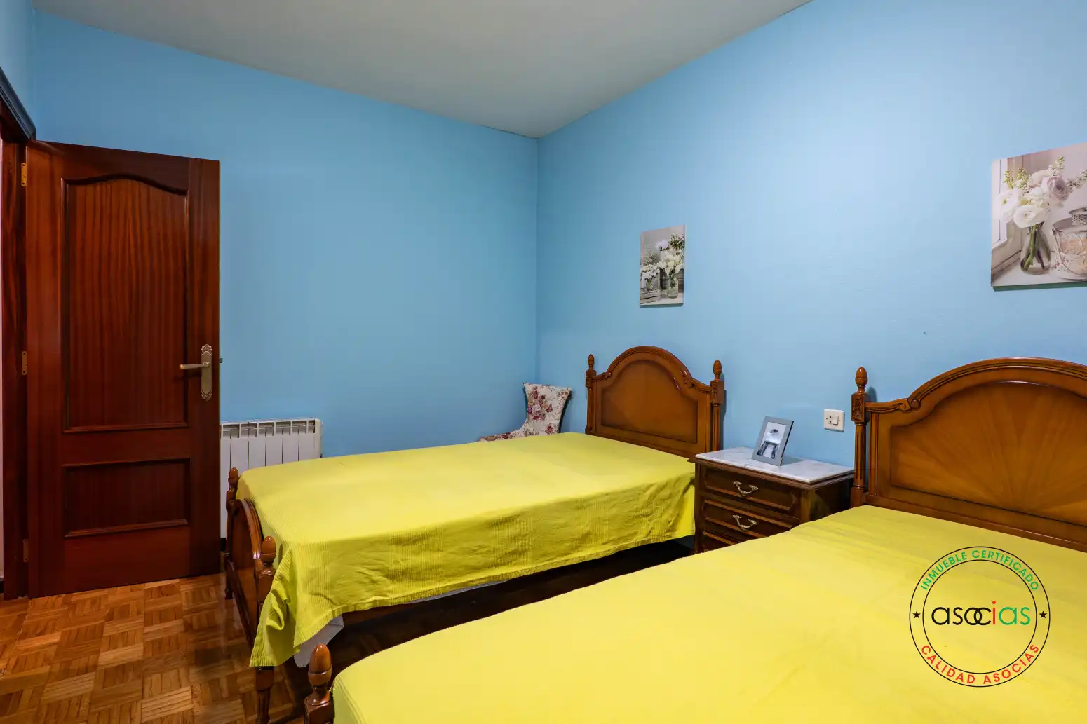 Bedroom of Flat for sale in Gijón   with Heating and Terrace