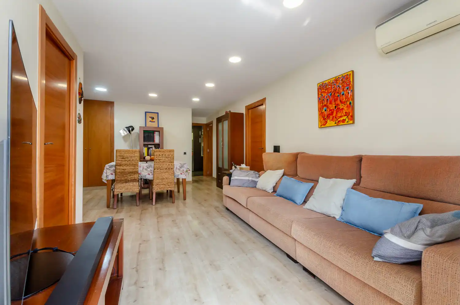 Sala de estar de Piso en venta en El Prat de Llobregat con Balcón