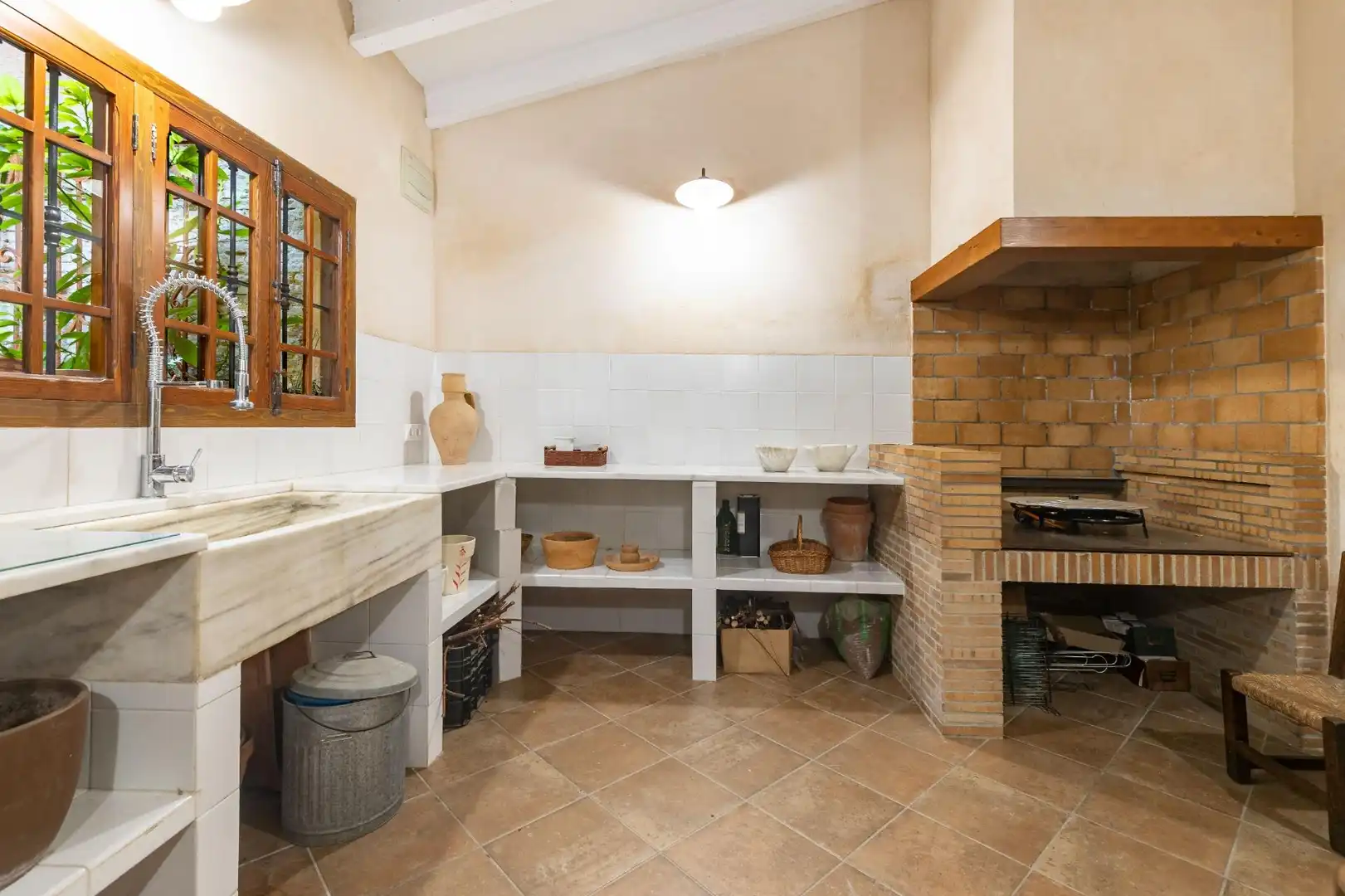 Kitchen of Houses for sale in Xàtiva  with Air Conditioner, Private garden and Terrace
