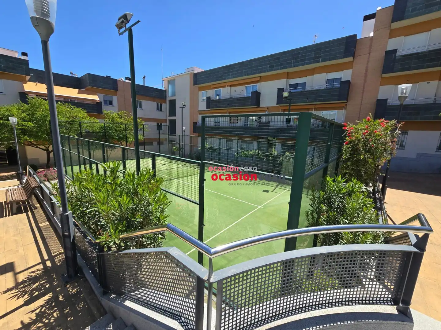 Terrasse von Wohnung zum Verkauf in Pozoblanco mit Klimaanlage, Heizung und Privatgarten