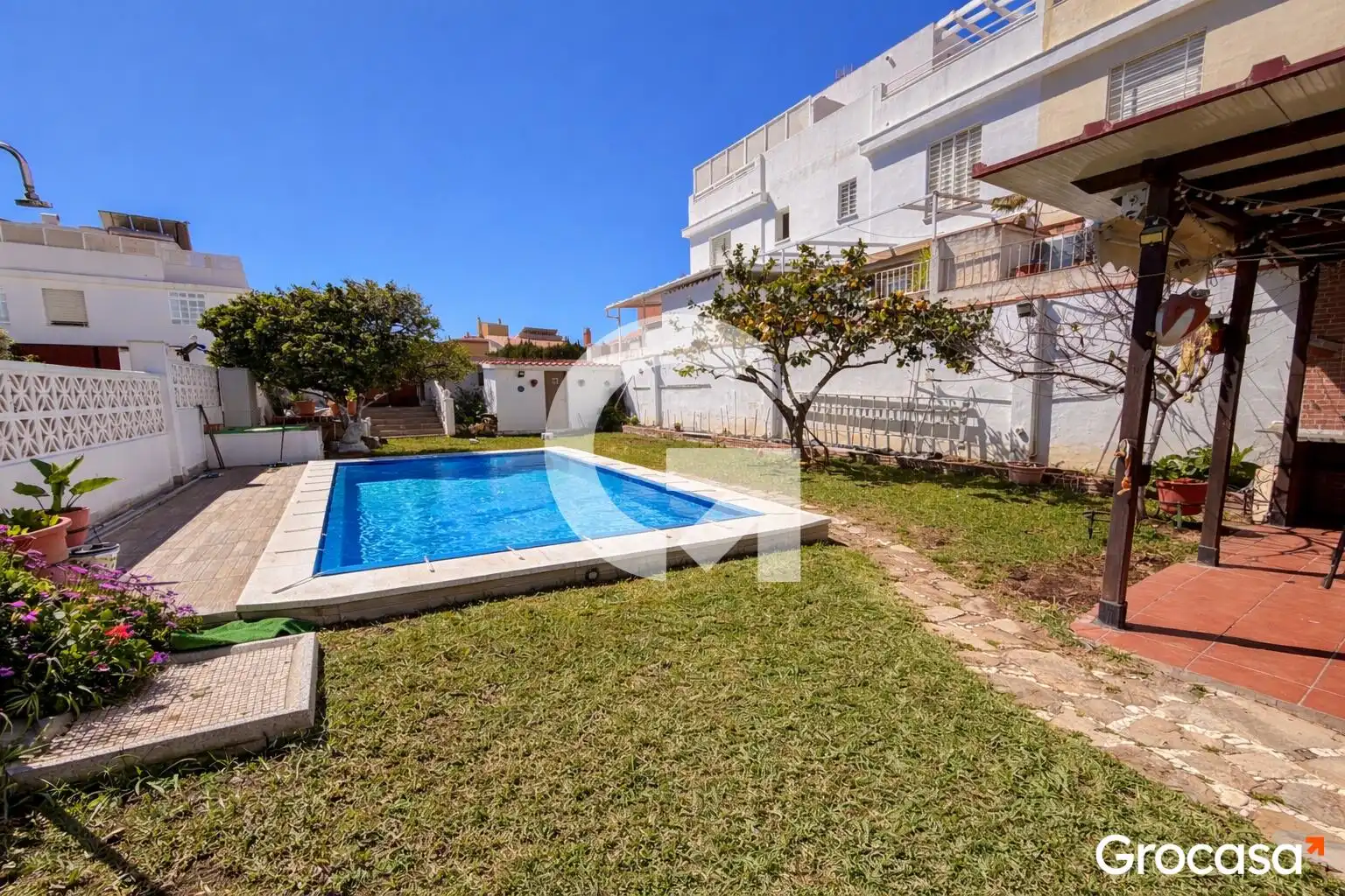 Piscina de Casa o chalet en venta en Rincón de la Victoria con Aire acondicionado, Jardín privado y Terraza