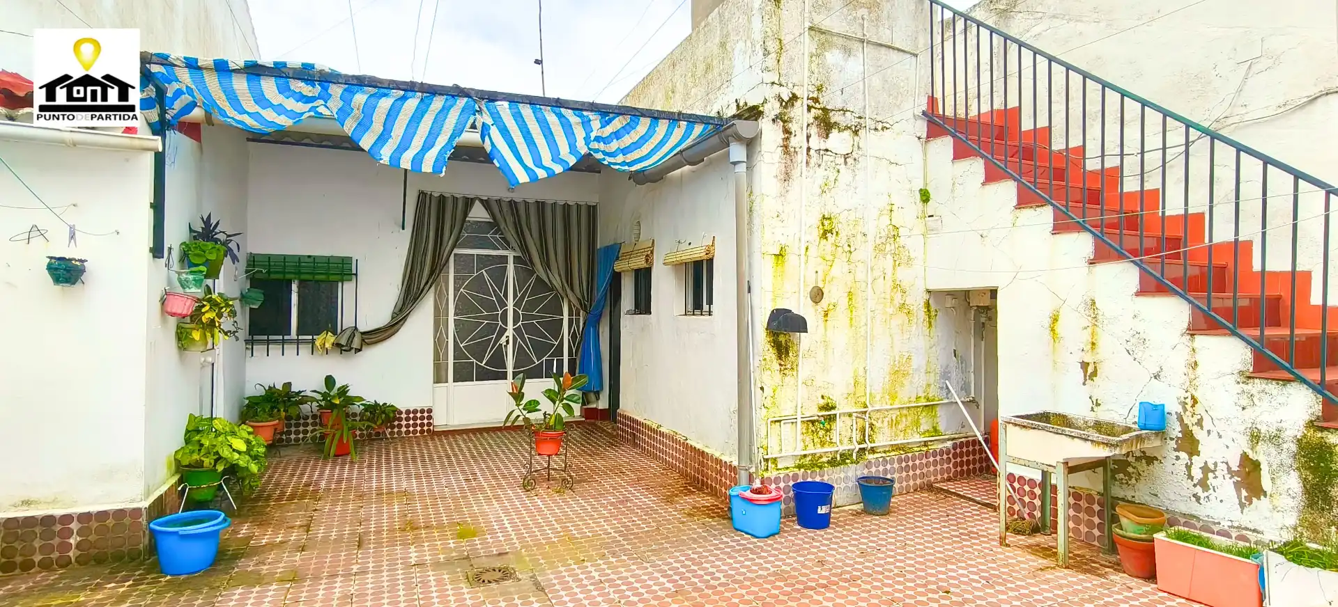 Terrassa de Casa o xalet en venda en La Palma del Condado amb Traster, Moblat i TV