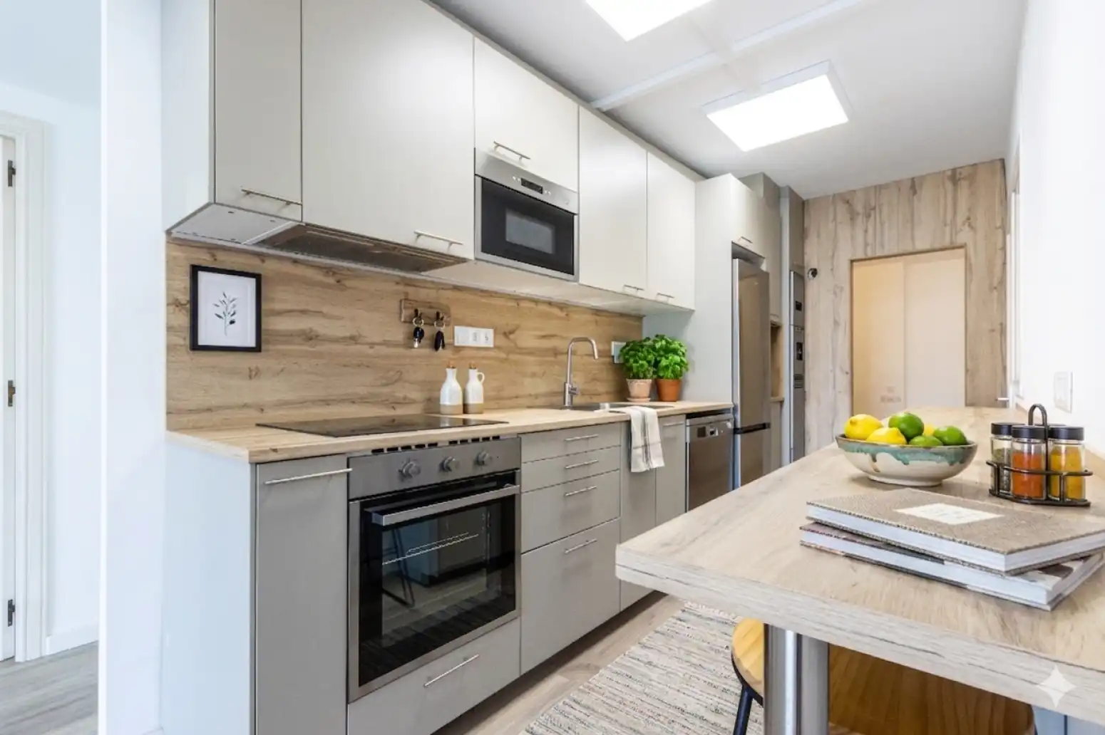 Cocina de Piso en venta en Terrassa con Calefacción, Parquet y Balcón