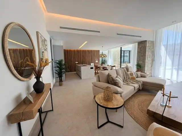 Sala d'estar de Casa o xalet en venda en Dénia amb Aire condicionat, Calefacció i Jardí privat