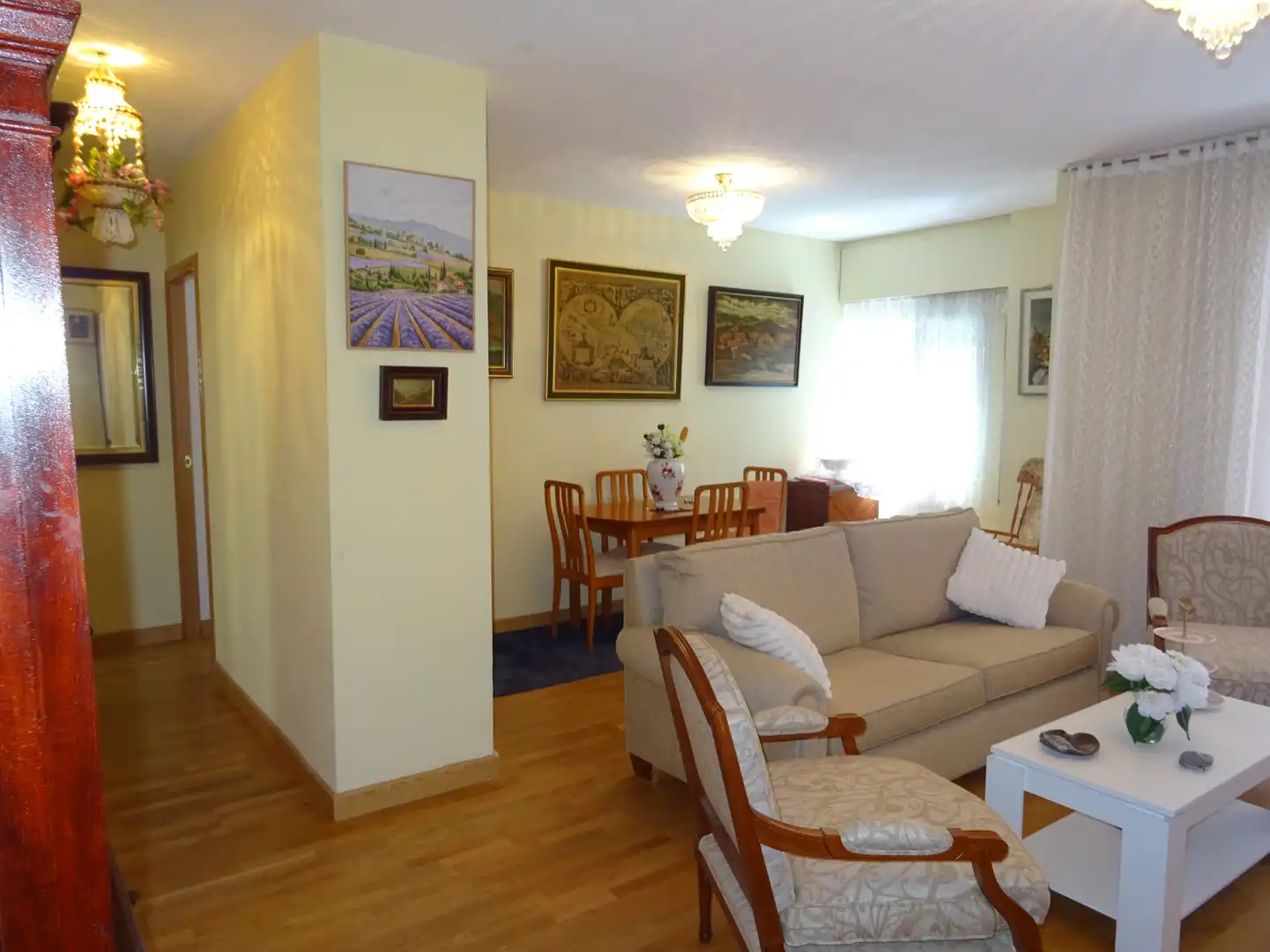 Living room of Flat for rent in Madrid  with Heating and Terrace