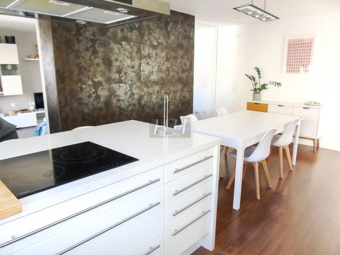 Cocina de Piso de alquiler en Burjassot con Aire acondicionado, Calefacción y Parquet