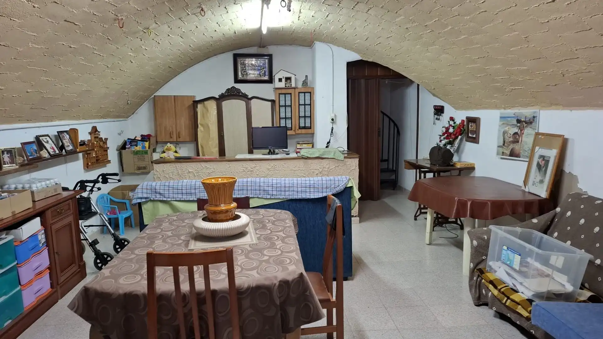 Cuina de Finca rústica en venda en Vallirana amb Calefacció i Terrassa