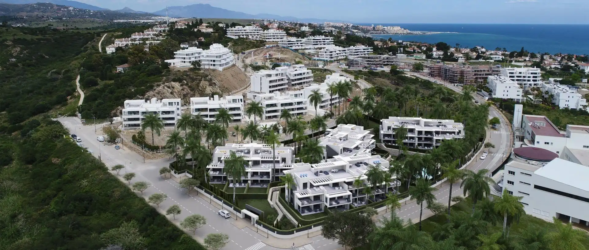 Exterior view of Flat for sale in Estepona  with Air Conditioner, Heating and Private garden