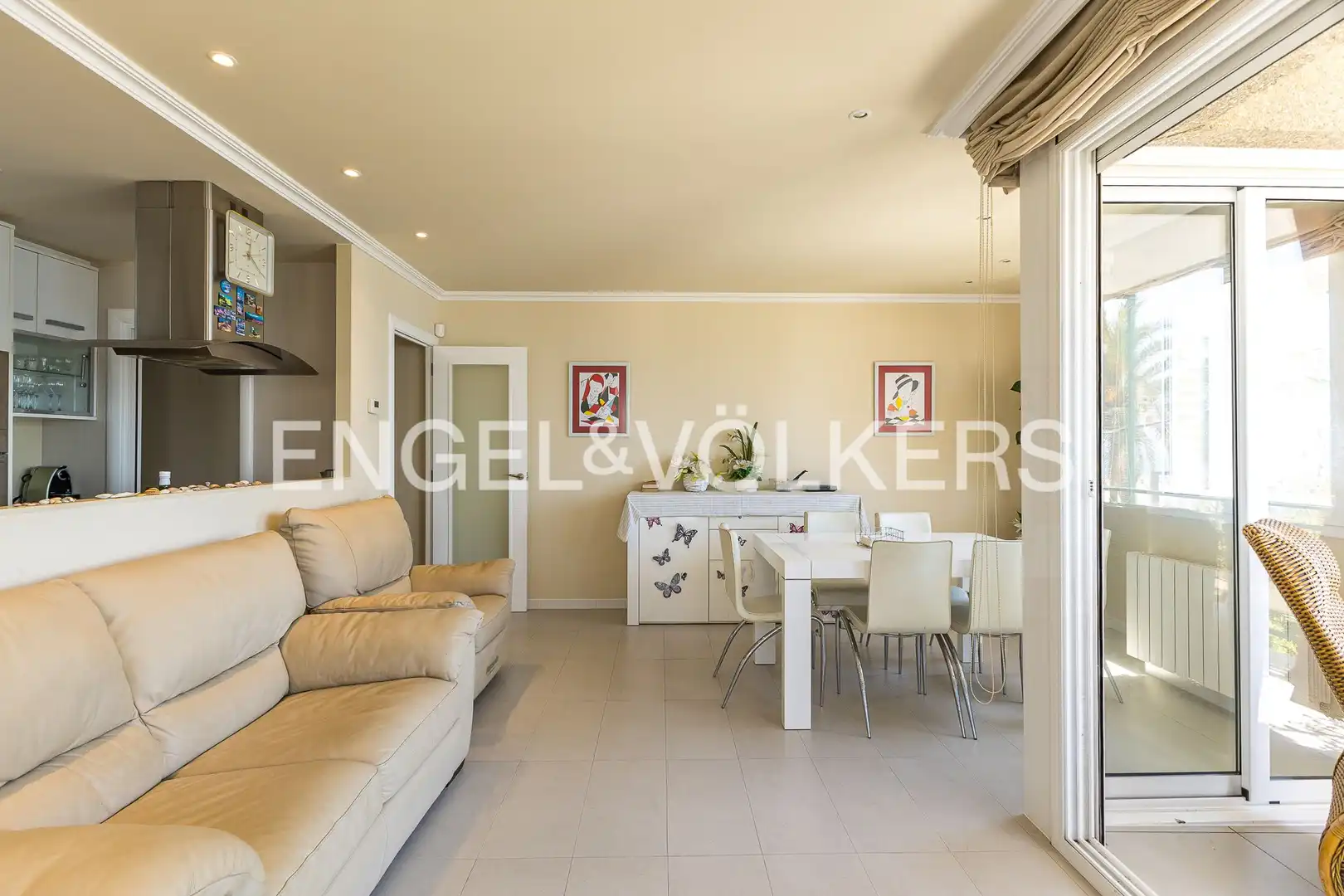 Comedor de Piso de alquiler en Cubelles con Aire acondicionado, Calefacción y Terraza