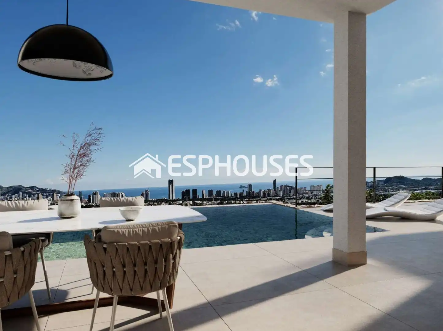 Villa avec terrasse à vendre à Golf Bahía