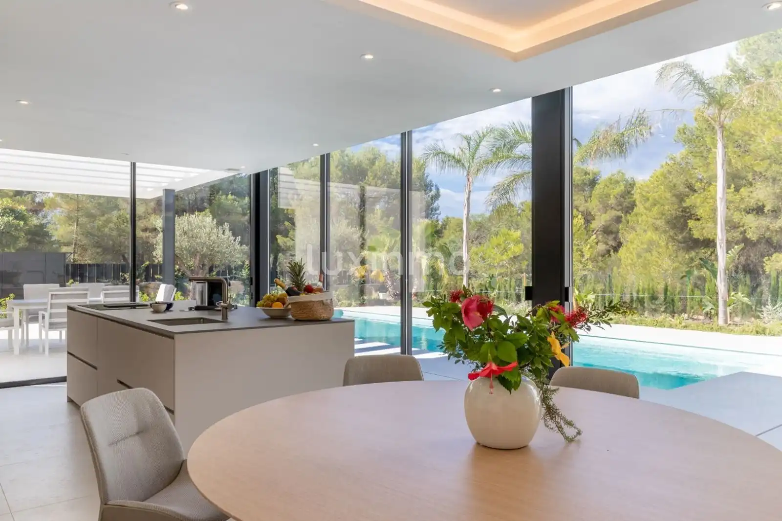 Dining room of Houses for sale in Jávea / Xàbia  with Air Conditioner, Heating and Terrace