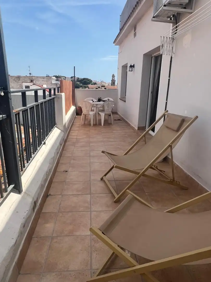 Terrasse von Dachboden zum Verkauf in Canet de Mar mit Klimaanlage, Heizung und Terrasse