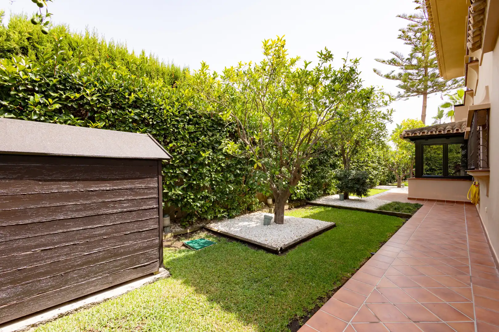 Jardí de Casa o xalet en venda en Marbella amb Aire condicionat, Jardí privat i Terrassa