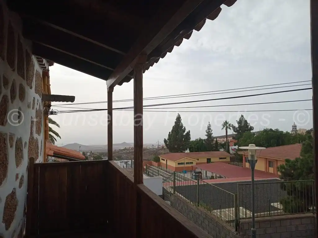 Vista exterior de Finca rústica en venta en Granadilla de Abona con Jardín privado, Terraza y Piscina
