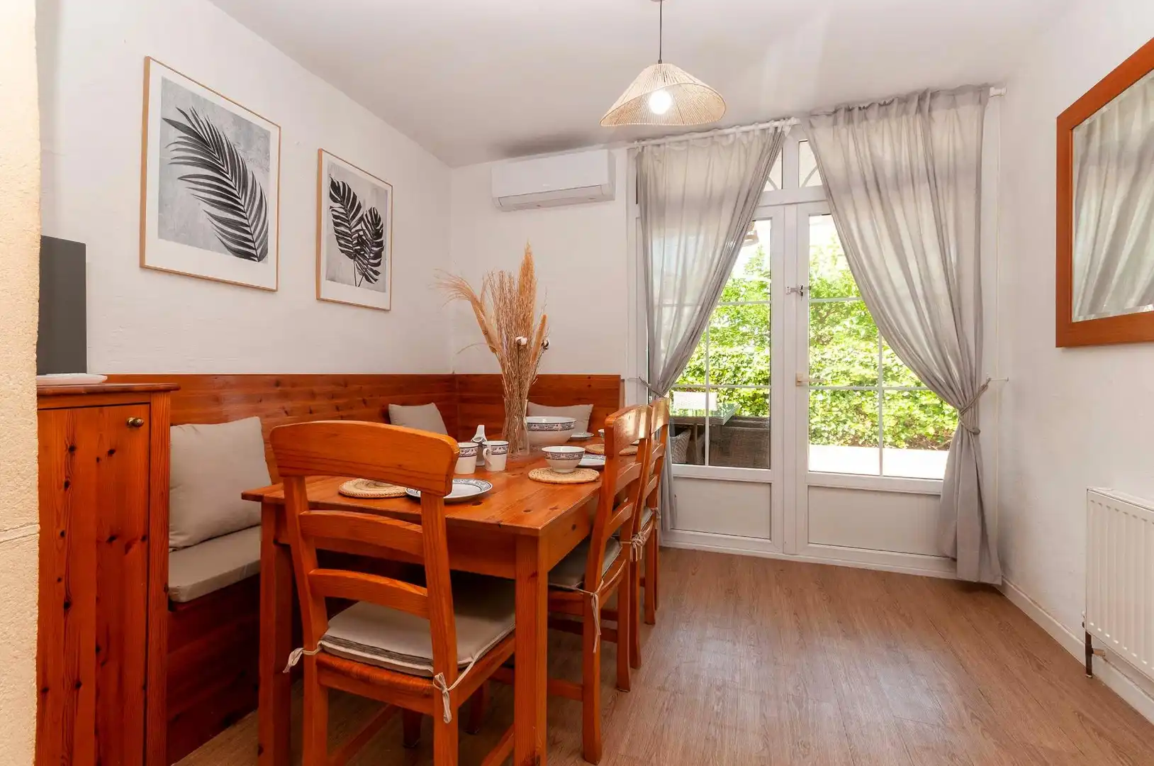 Comedor de Apartamento en venta en Jávea / Xàbia con Jardín privado, Terraza y Piscina comunitaria