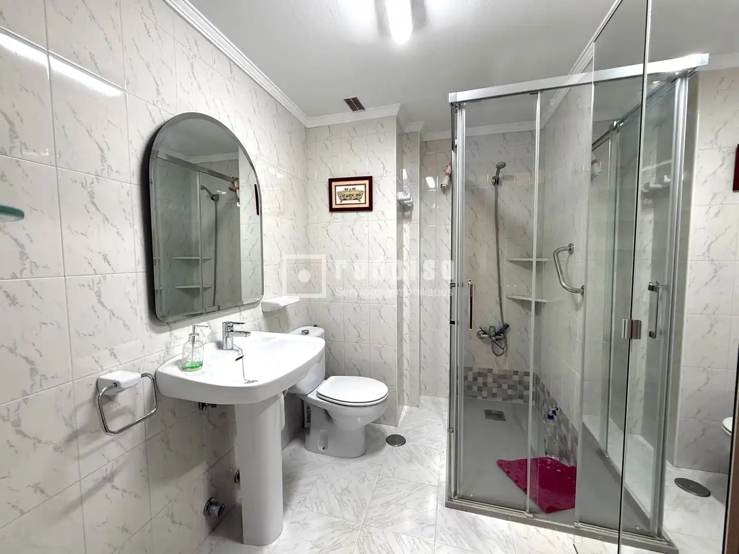 Badezimmer von Wohnung zur Miete in Málaga mit Klimaanlage, Terrasse und Möbliert