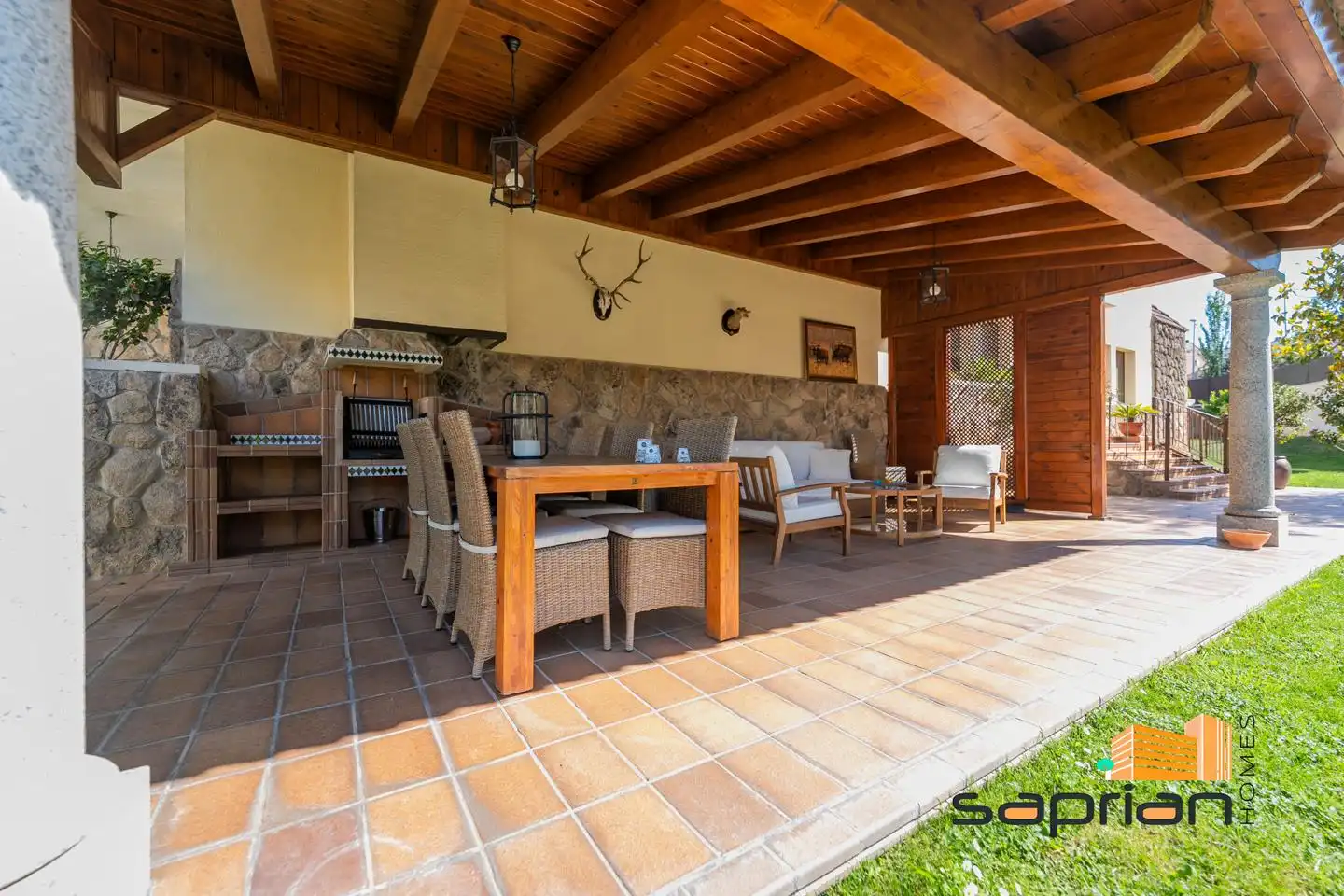 Terrace of Houses for sale in Las Rozas de Madrid  with Private garden, Terrace and Storage room