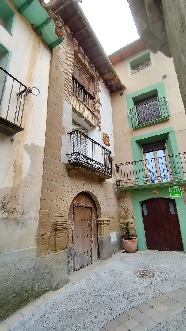 Vista exterior de Finca rústica en venta en Colungo con Jardín privado, Terraza y Trastero