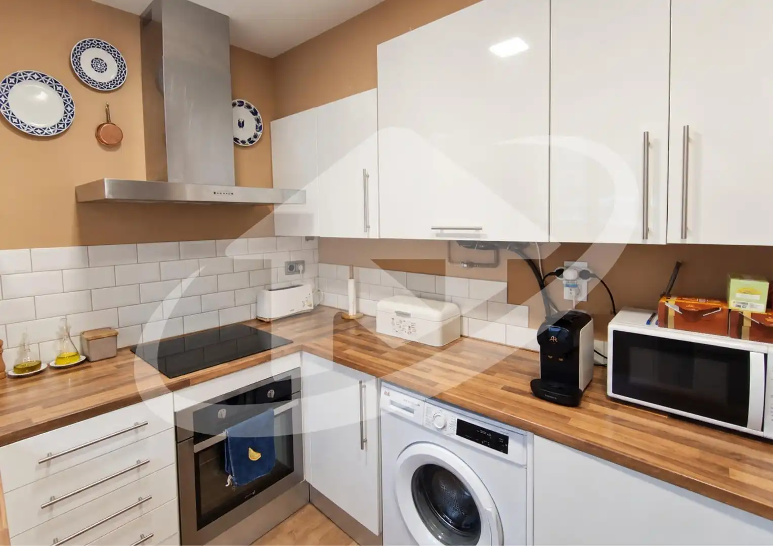 Kitchen of Flat for sale in Sabadell  with Parquet flooring