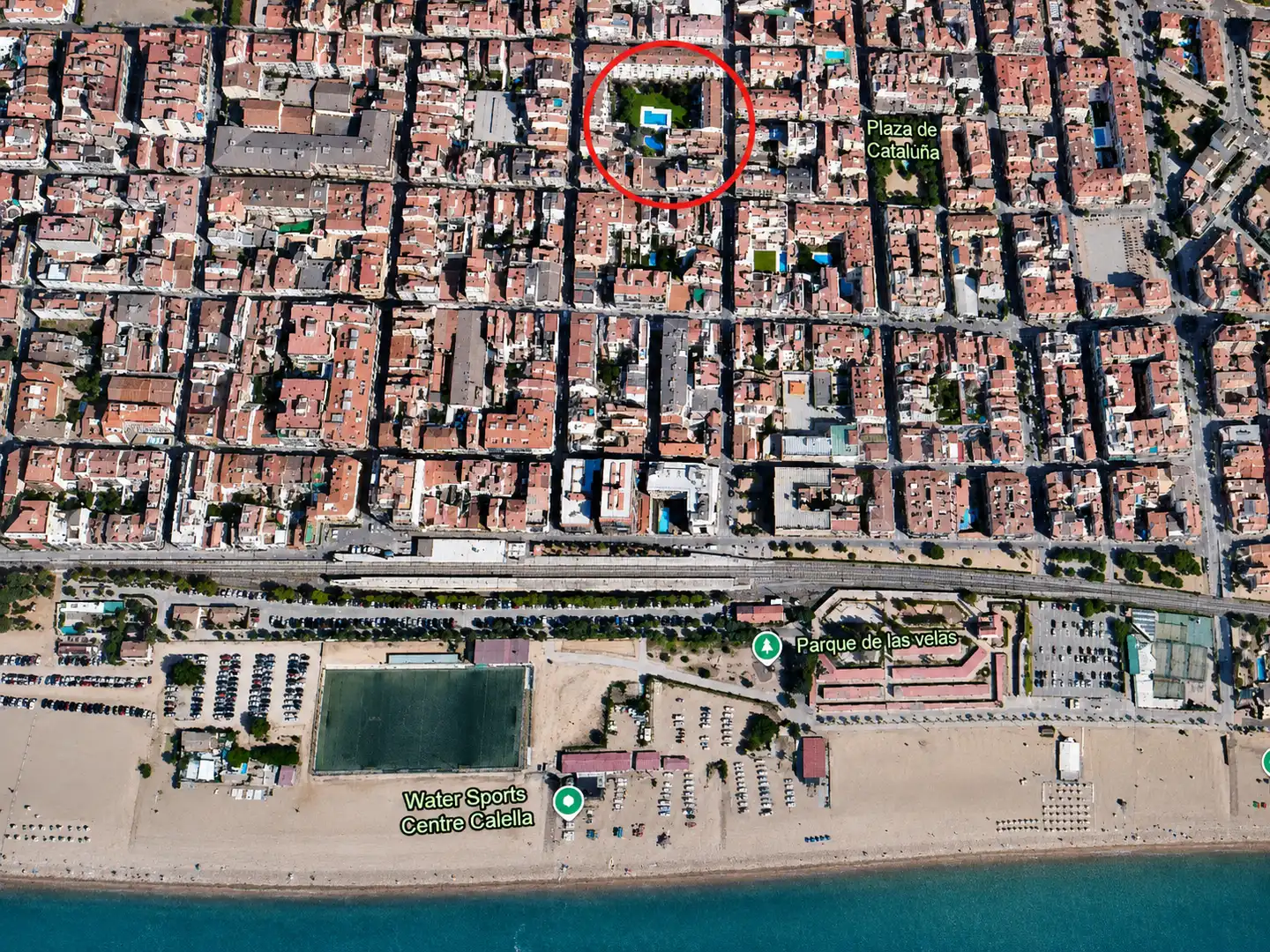 Vista exterior de Casa adosada en venta en Calella con Aire acondicionado, Calefacción y Parquet