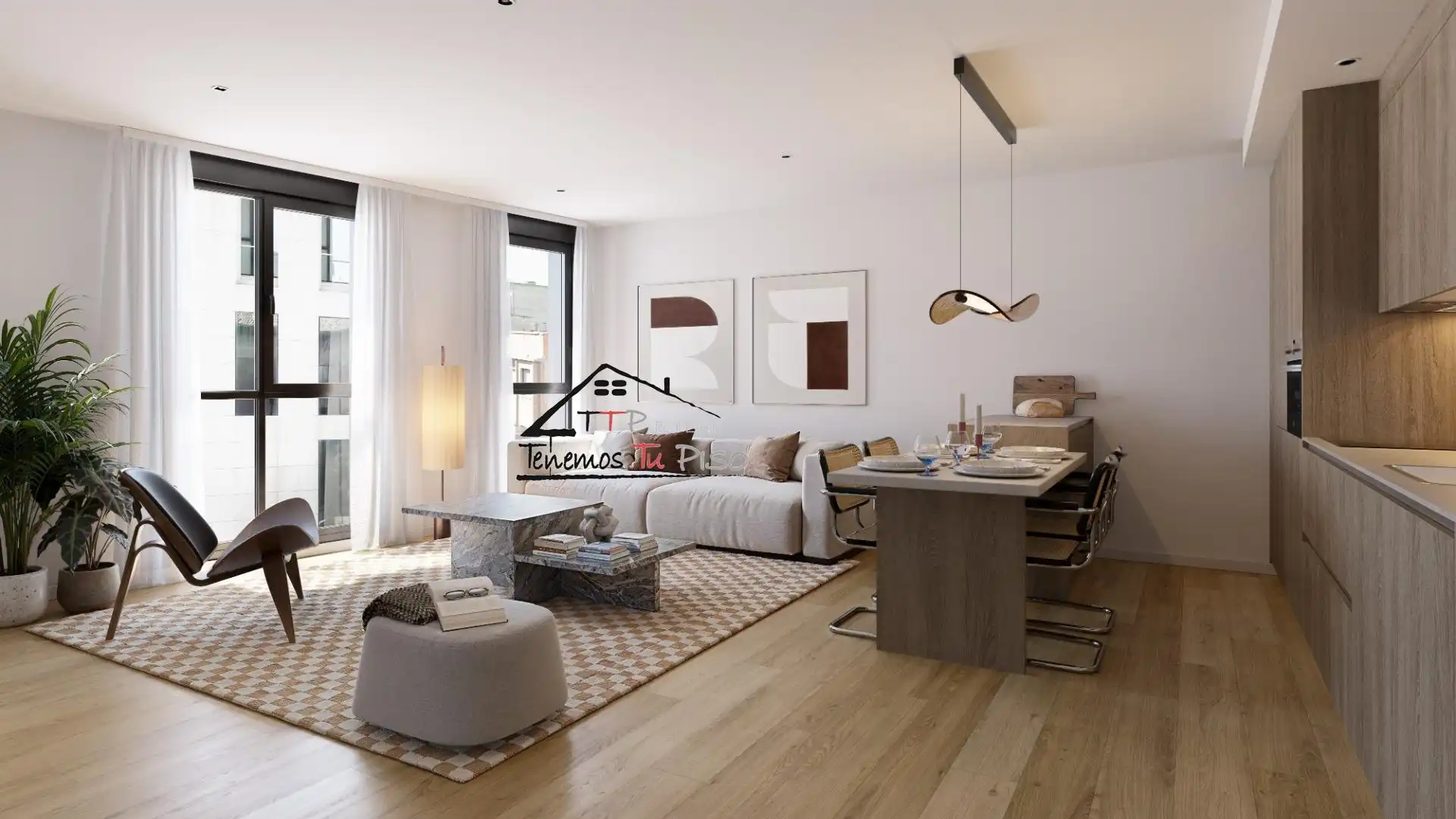 Sala de estar de Ático en venta en Zaragoza con Aire acondicionado, Calefacción y Terraza